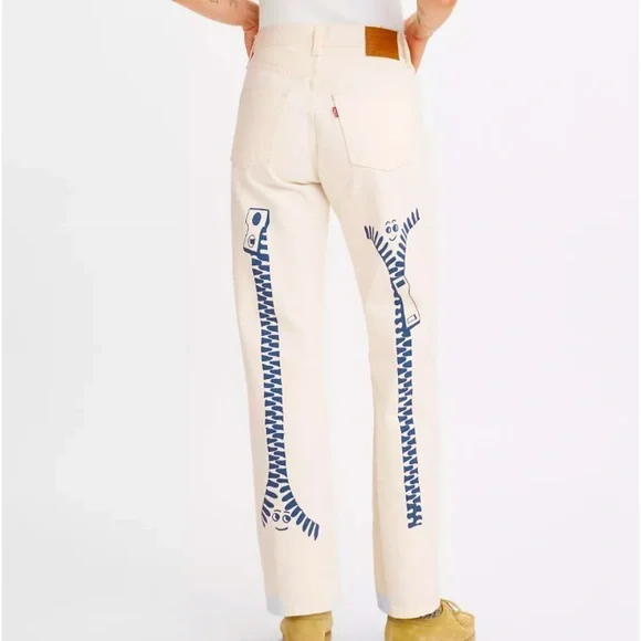 LEVI’S 501 90’s Crazy Legs Summer of Love Collection - Picture 4 of 16